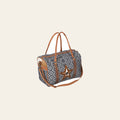 OHLAY Weekender Hand Tooled Upcycled Wool Hair-On Genuine Leather Women Bag Western Handbag | Womens Handbags Belt for Summer