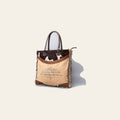 OHLAY Hobo Upcycled Canvas Embossed Hair-On Genuine Leather Women Bag Western Handbag Purse | Womens Handbags Belt for Summer