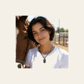 Oval Feather Fashion Turquoise Pendant Necklace