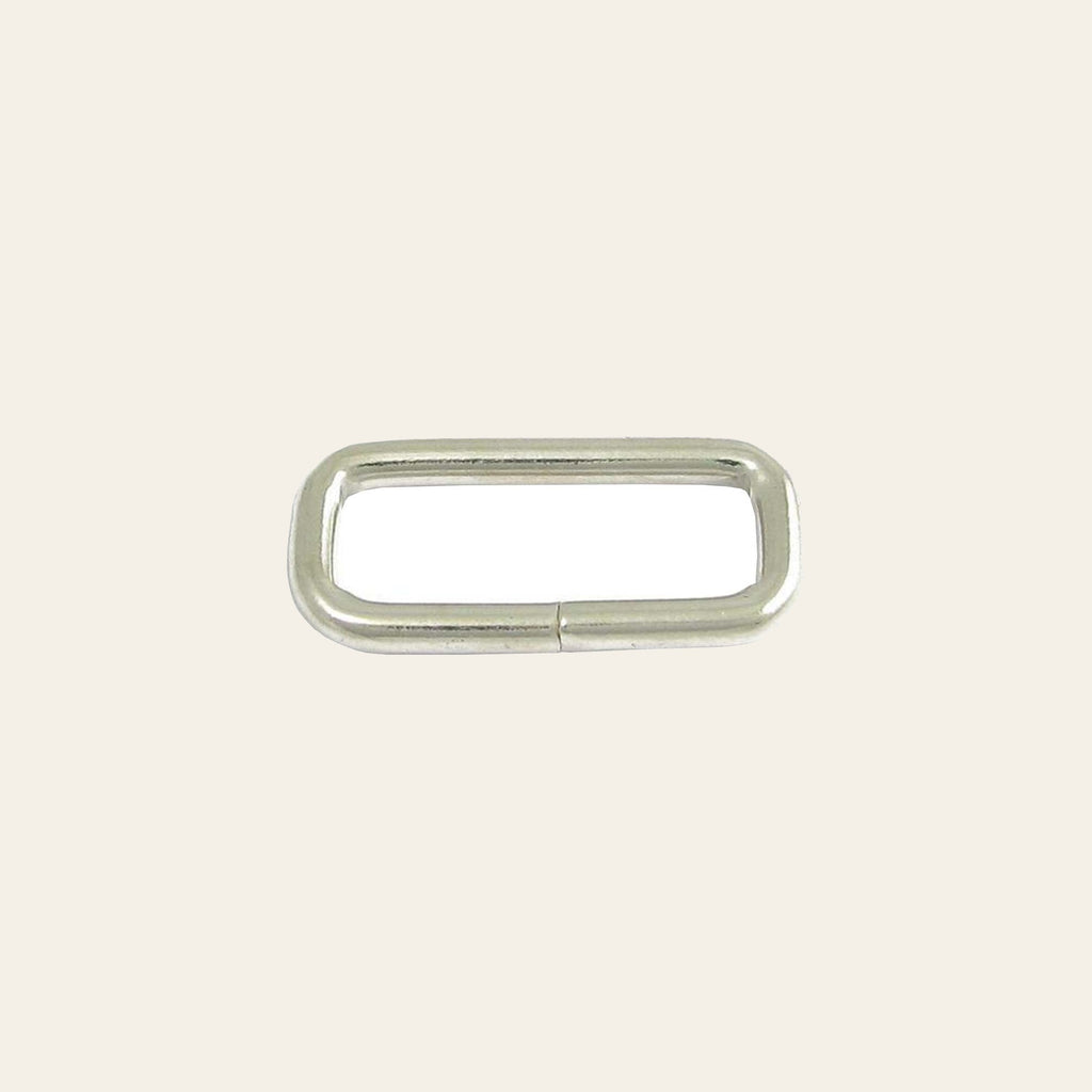 Hilason Western Tack Nickle Plated Wire Rectangle Horse Strap Loop