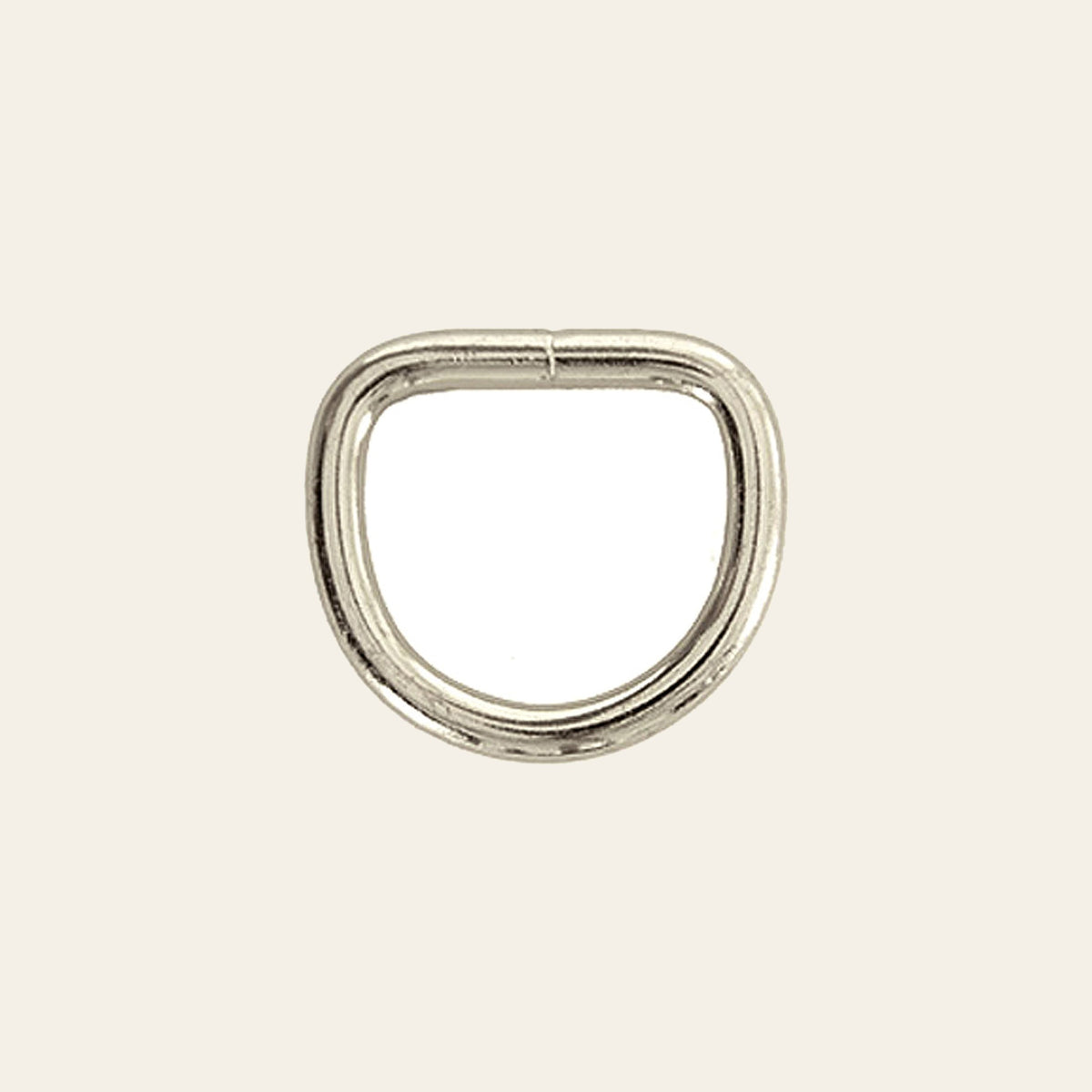 Hilason Western Horse Tack Welded Wire Dee Ring Nickel Plated
