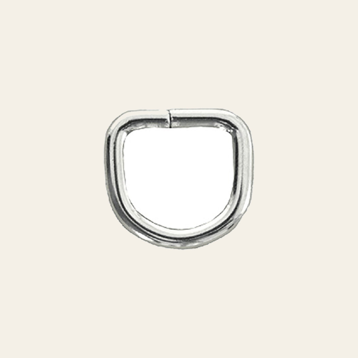 Hilason Western Horse Tack Welded Wire Dee Ring Nickel Plated