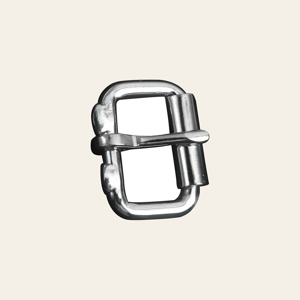 2 In Hilason One Tong Polished Stainless Steel Roller Buckle