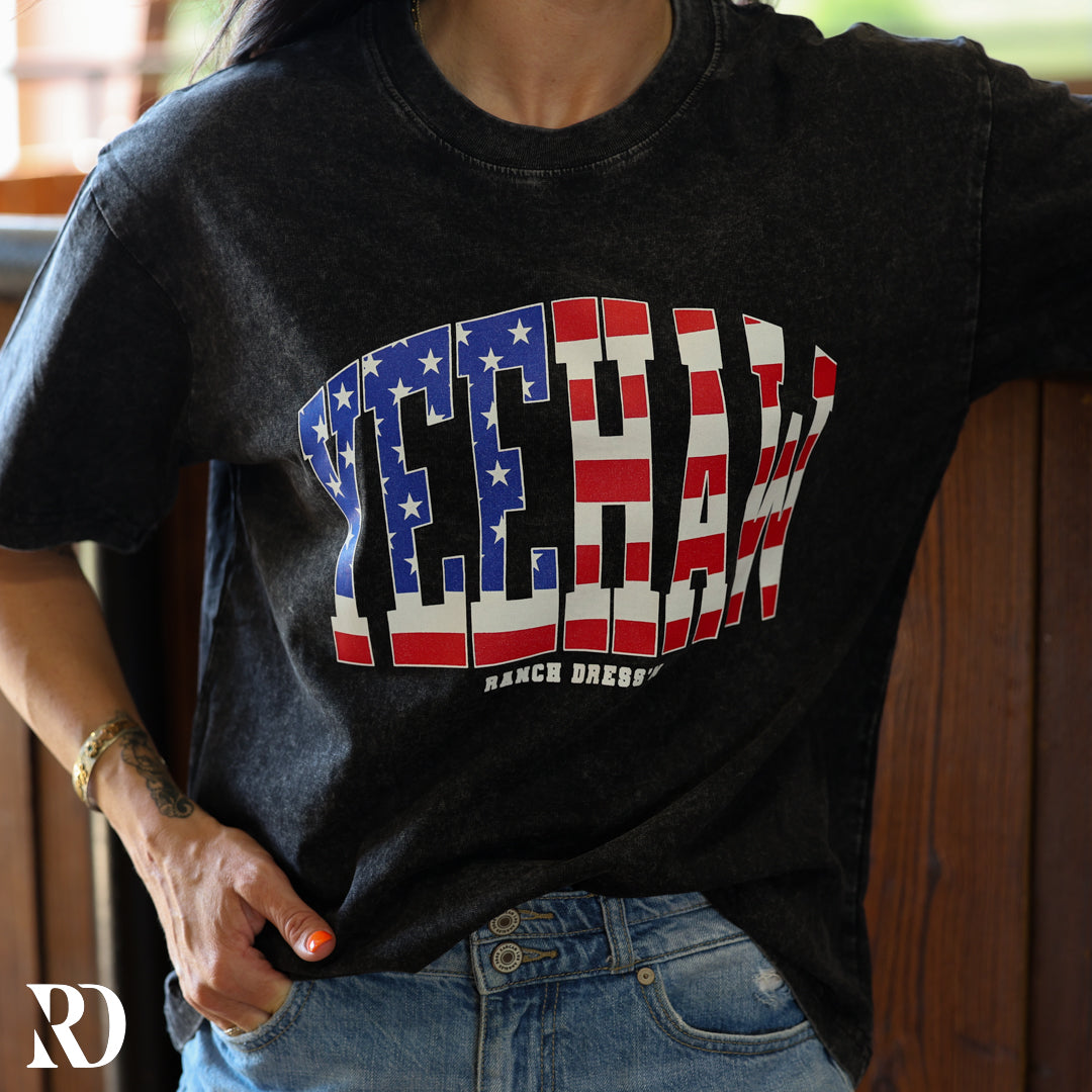 Patriotic Yeehaw Mineral Wash | Tee — view 2
