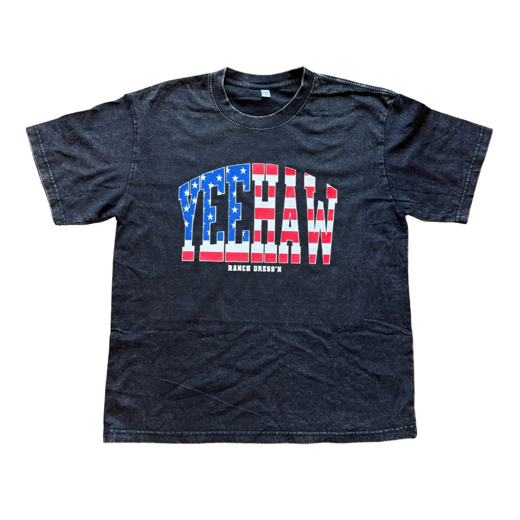 Patriotic Yeehaw Mineral Wash | Tee — view 3