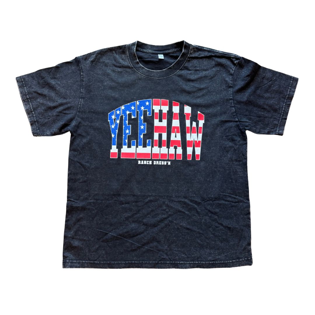 Patriotic Yeehaw Mineral Wash | Tee — view 3