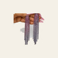 Pink and Purple Rodeo Inspired Rhinestone Dangle Fashion Earrings