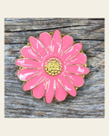 Pink Flower Concho 1.5" W228L on a warm cream background