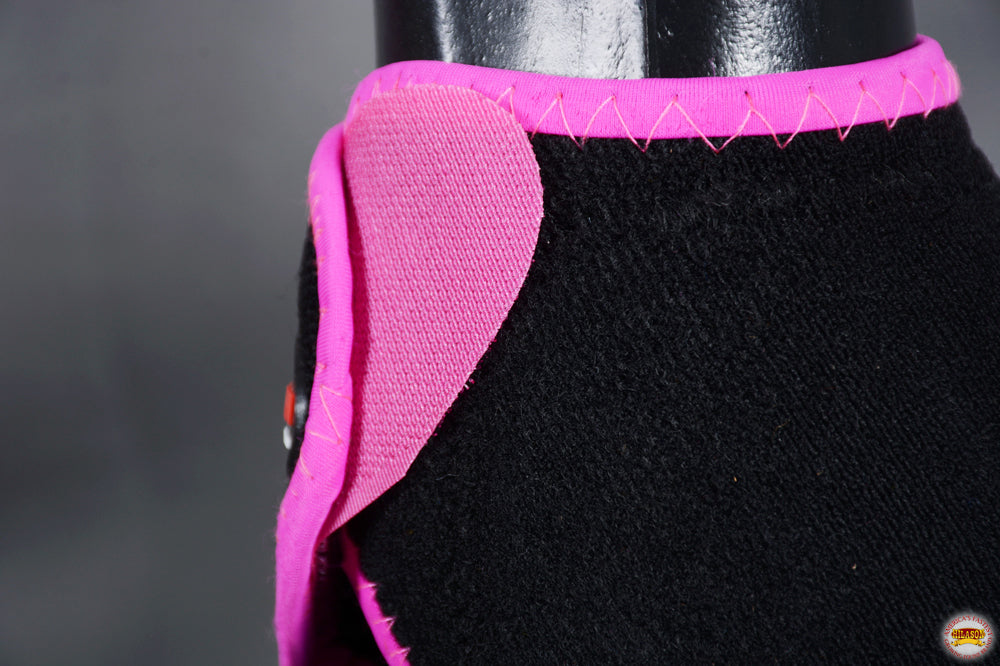 HILASON Ballistic Overreach Bell Boots for Horses Protective, Shock Absorbing, Durable & Comfortable Quick Wrap Hook Loop