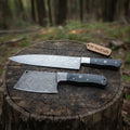 Premium Damascus Knife Set Chef Knife and Cleaver Sharp | Durable Kitchen Tools