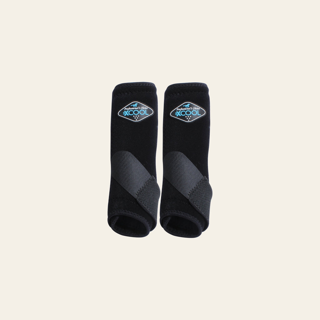 Professionals Choice 2XCOOL Horse Sports Front Boots Pair Black