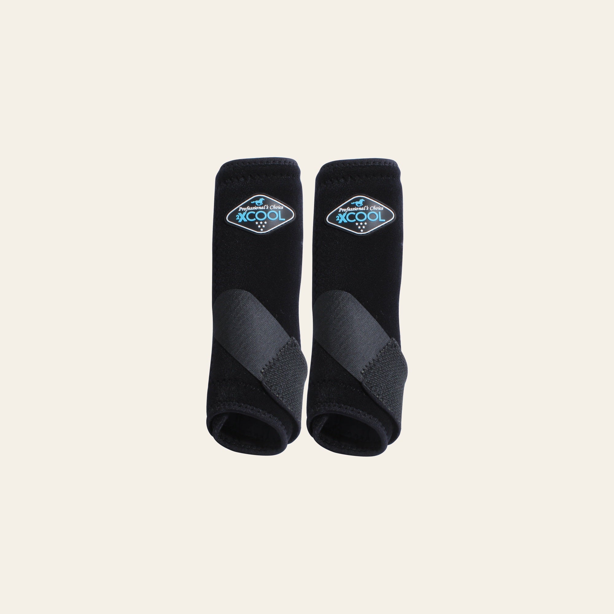 Professionals Choice 2XCOOL Horse Sports Front Boots Pair Black