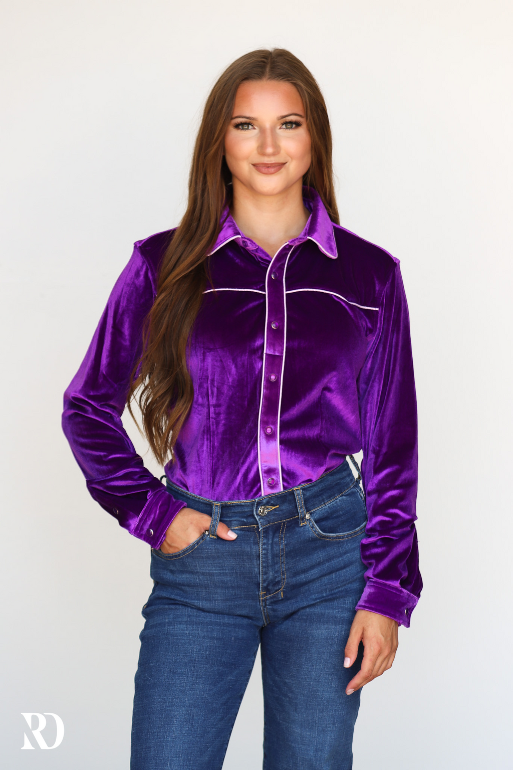 Envy Velvet Performance Rodeo Shirt — view 2