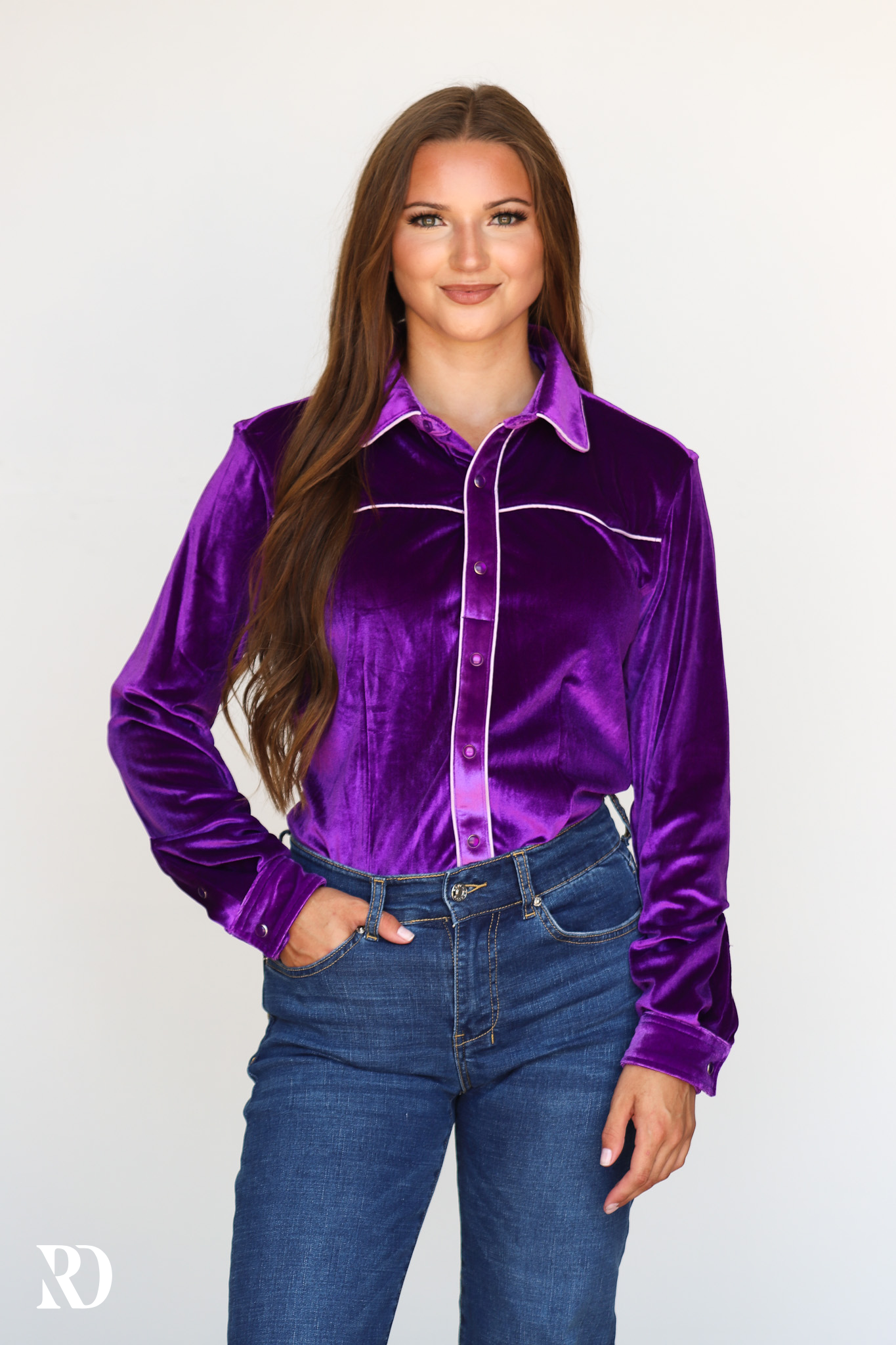 Envy Velvet Performance Rodeo Shirt — view 2