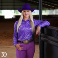 Purple Venom Performance Rodeo Shirt