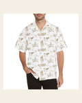 Ranch Way Men's Western Camp Shirt on a warm cream background