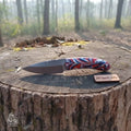 Handmade Skinner Knife Resin Handle Fixed Blade Hunting Knife JW SteelCrafts
