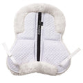 Regular Europa Sheepskin Half Pad- 4 Shim White/White