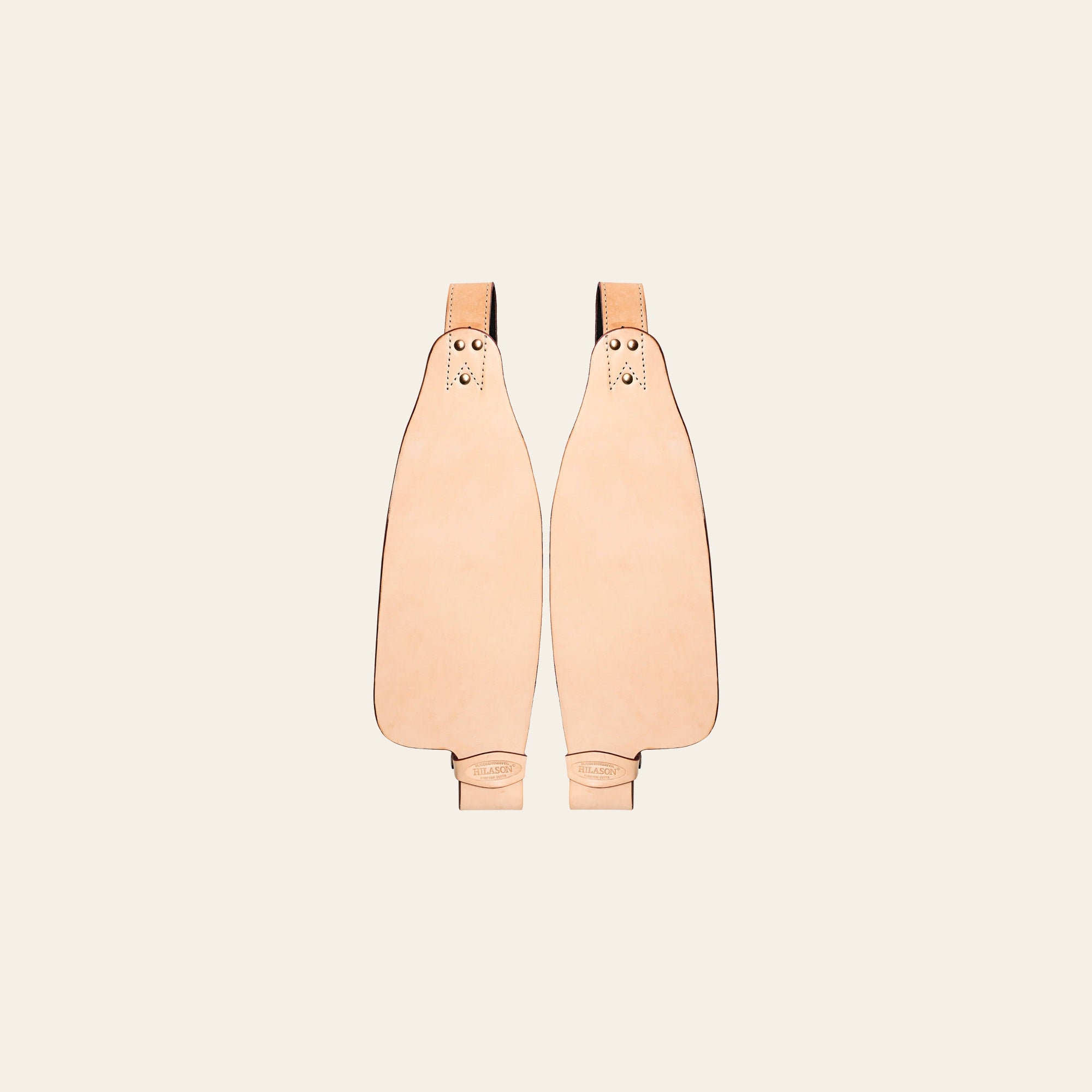 Hilason Leather Saddle Replacement Fender Pair With Hobble Straps Adult