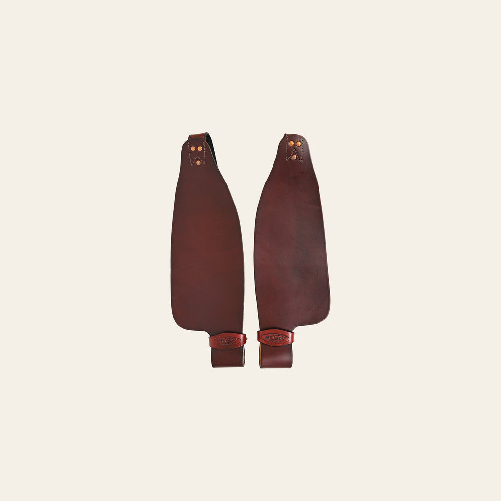 Hilason Leather Saddle Replacement Fender Pair With Hobble Straps Adult