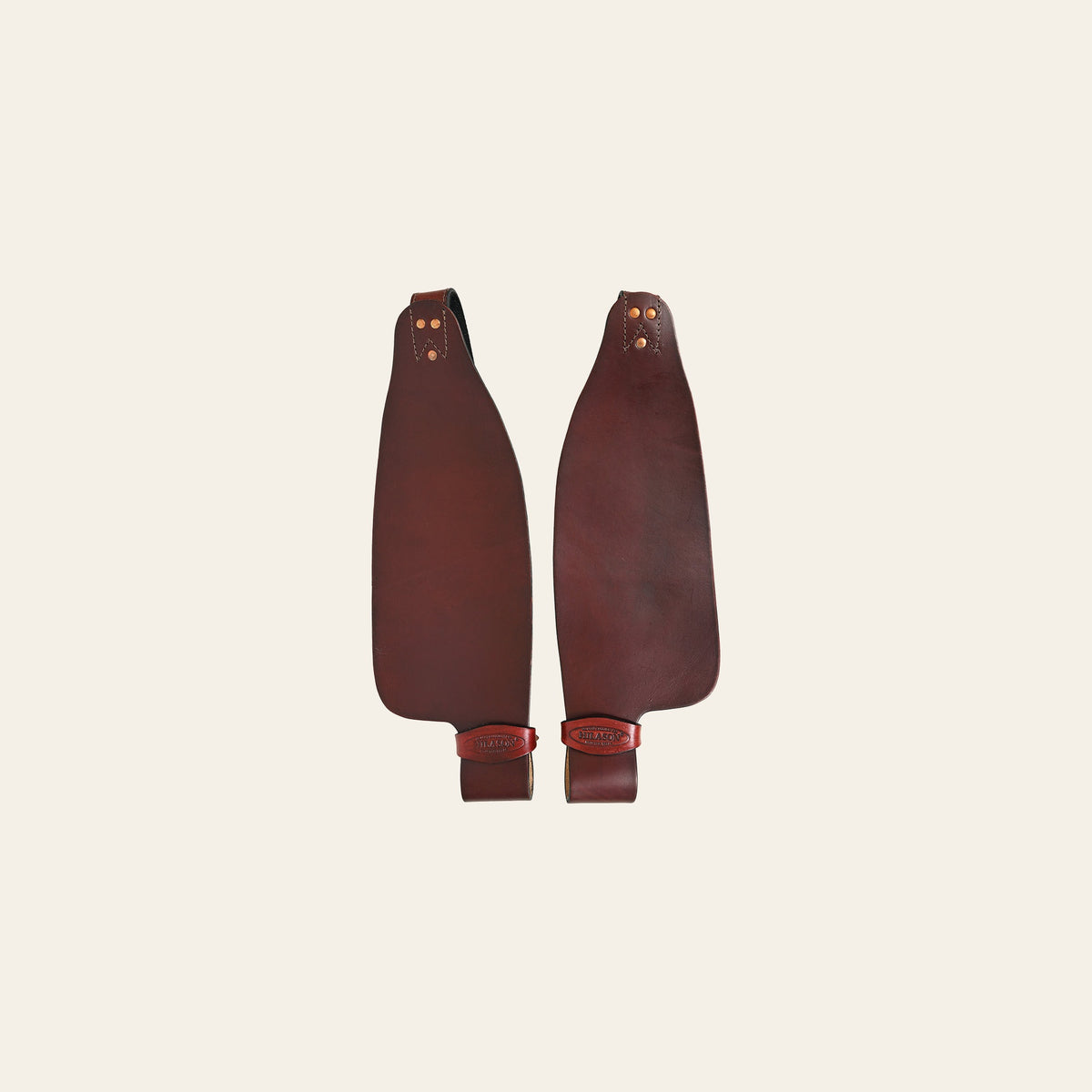 Hilason Leather Saddle Replacement Fender Pair With Hobble Straps Adult