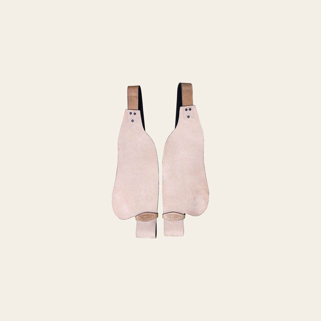 Hilason Leather Saddle Replacement Fender Pair With Hobble Strap Adult
