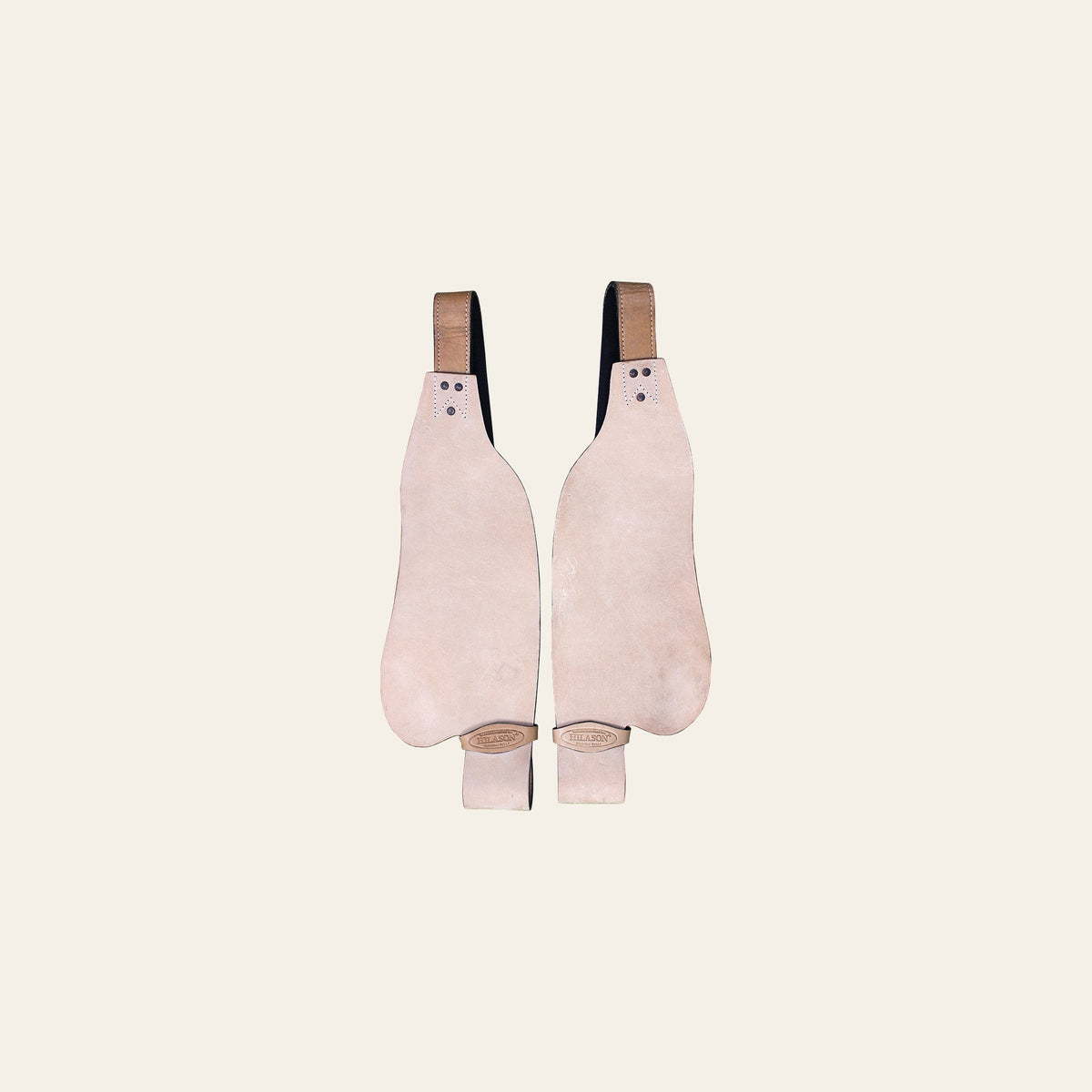 Hilason Leather Saddle Replacement Fender Pair With Hobble Strap Adult