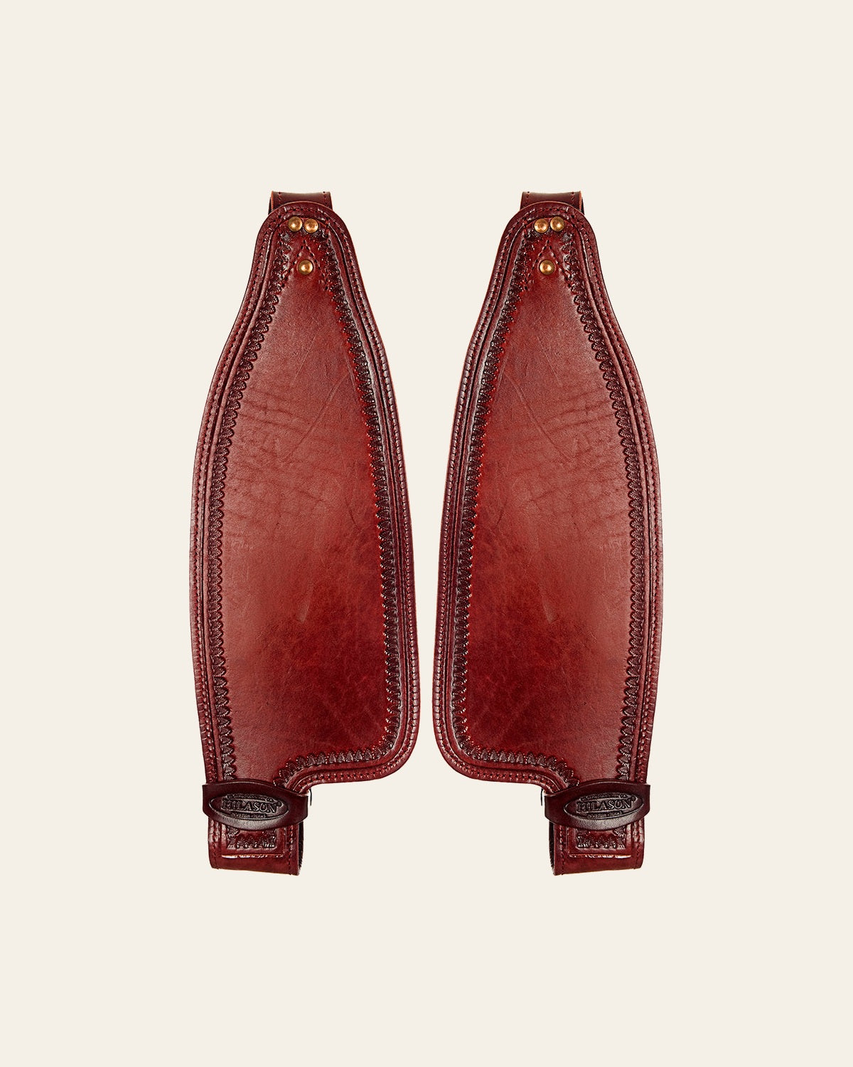Hilason Leather Saddle Replacement Fender Pair With Hobble Straps Adult