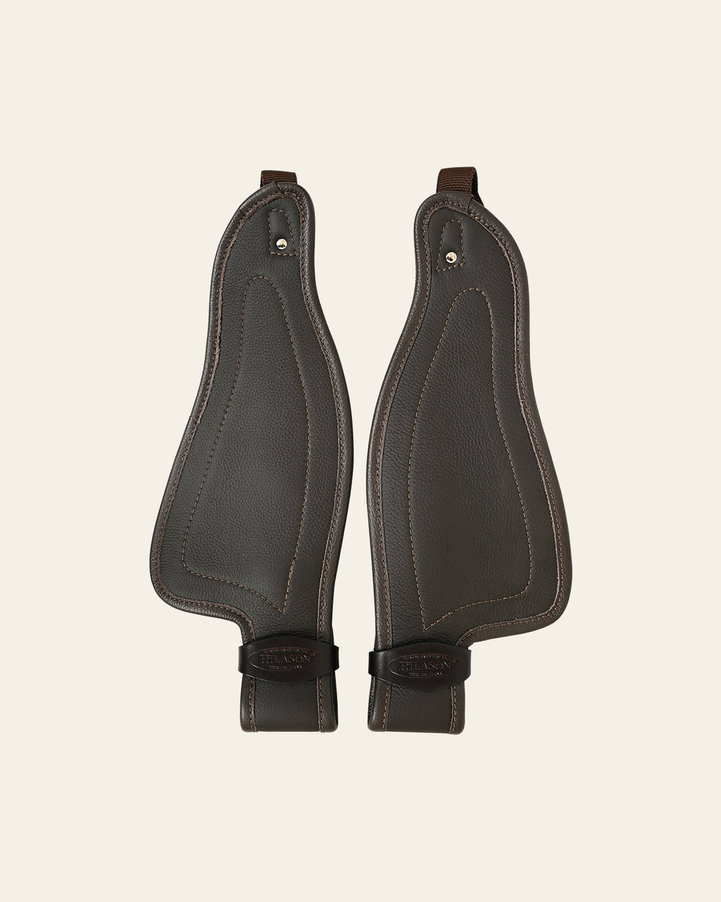 Hilason Replacement Leather Fenders Pair Horse Endurance Saddle Brown