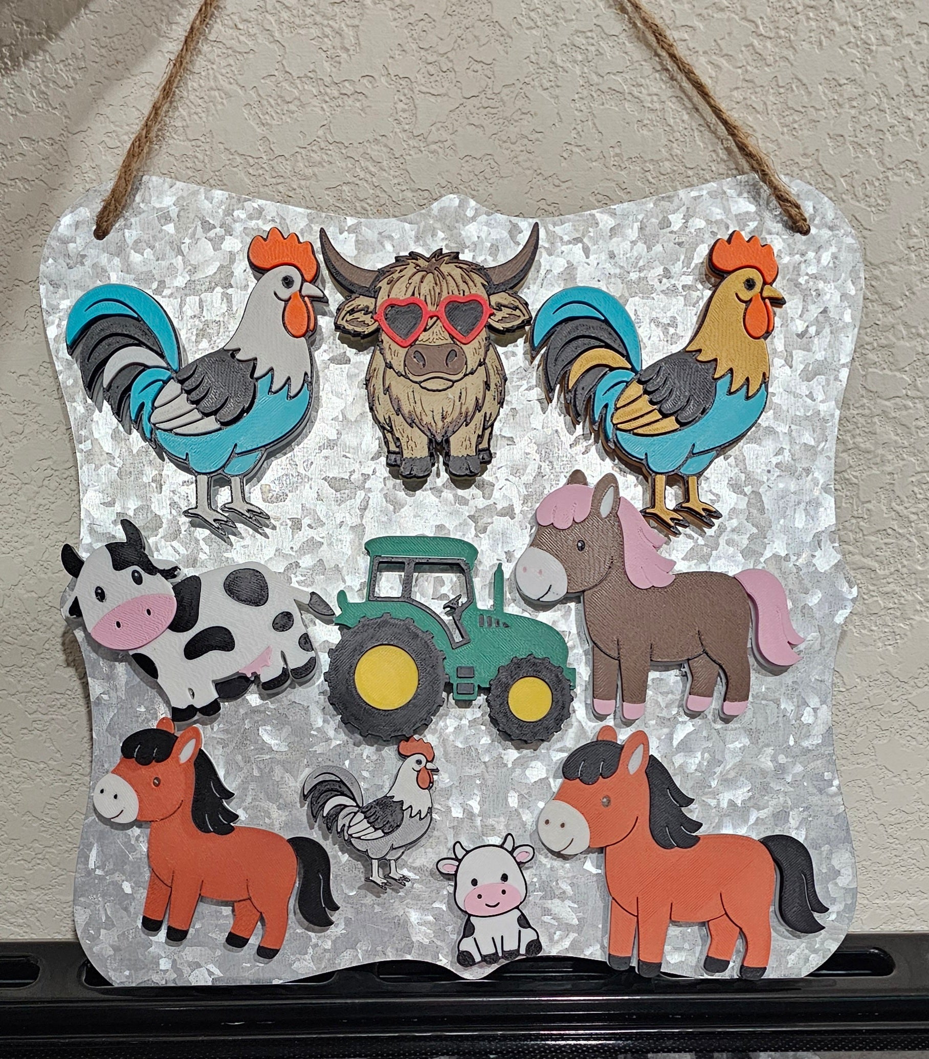 3d Farm Animal Cow Horse Tractor Magnets - Build your own farm - choice of styles by Baha Ranch Western Wear - product...