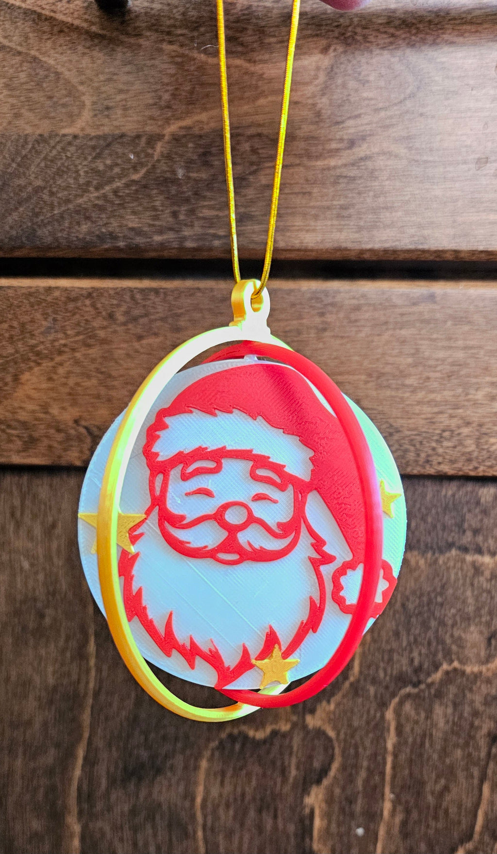 3d Print Santa Claus Christmas Ornament by Baha Ranch Western Wear - product image 2