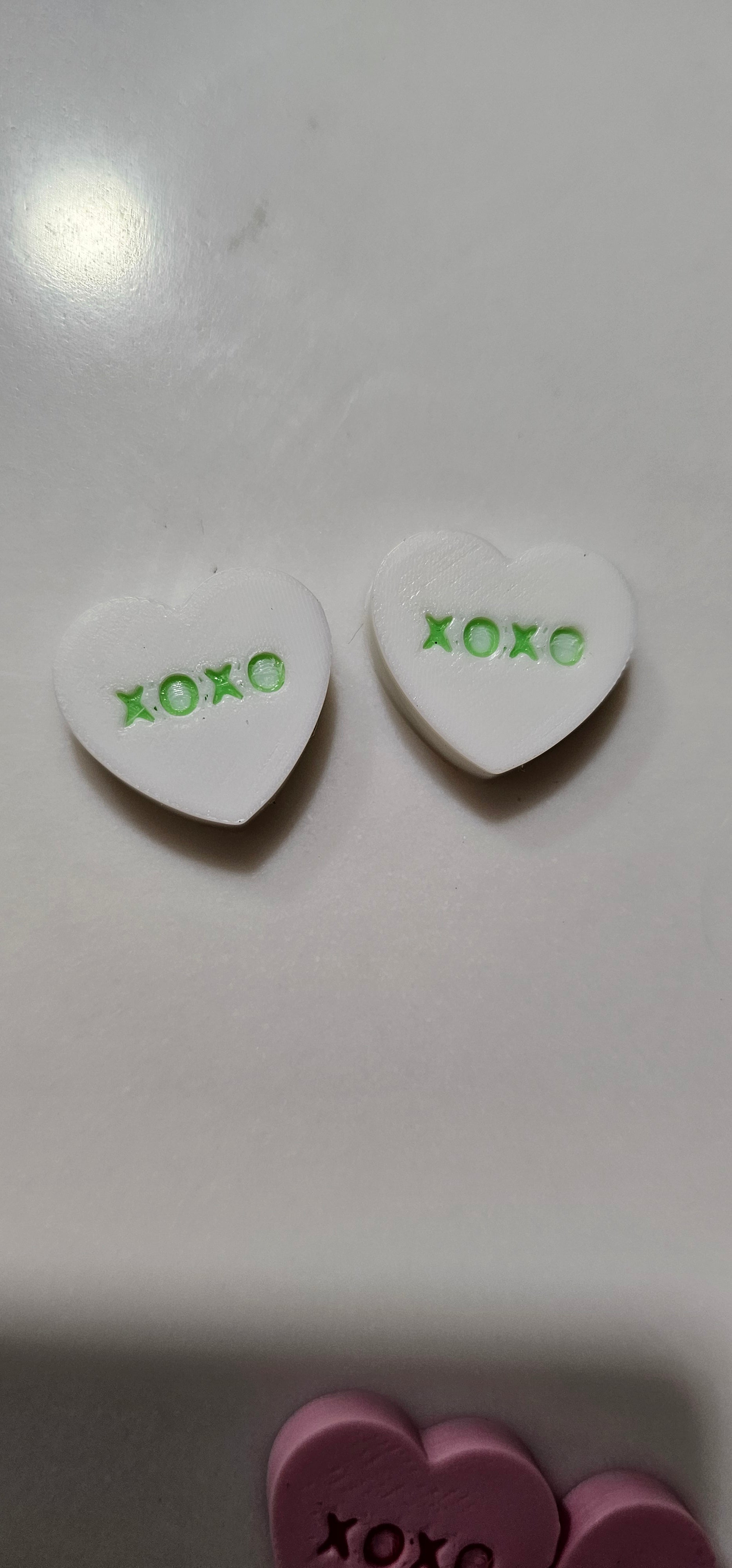 3d Printed Candy Conversation Heart Pins or Earrings Made in America by Baha Ranch Western Wear - product image 15