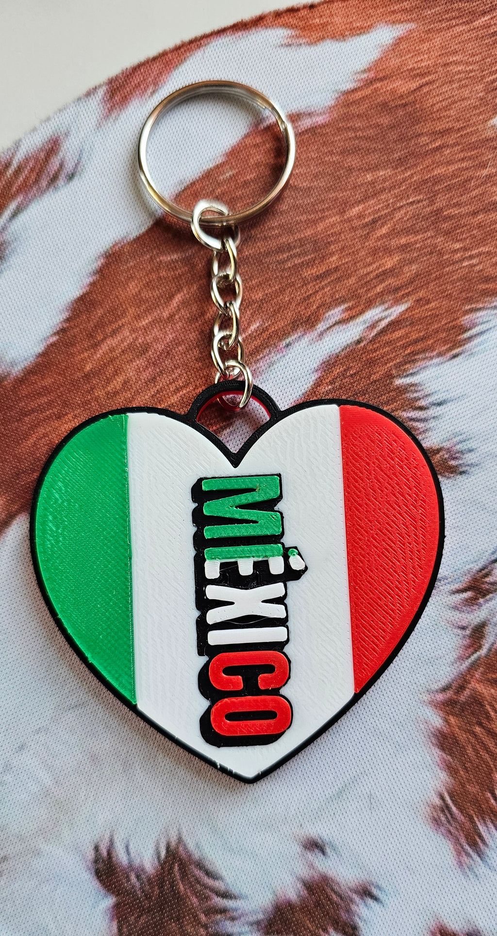 3D Print Mexico Theme Earrings Or Key Chain by Baha Ranch Western Wear - product image 2