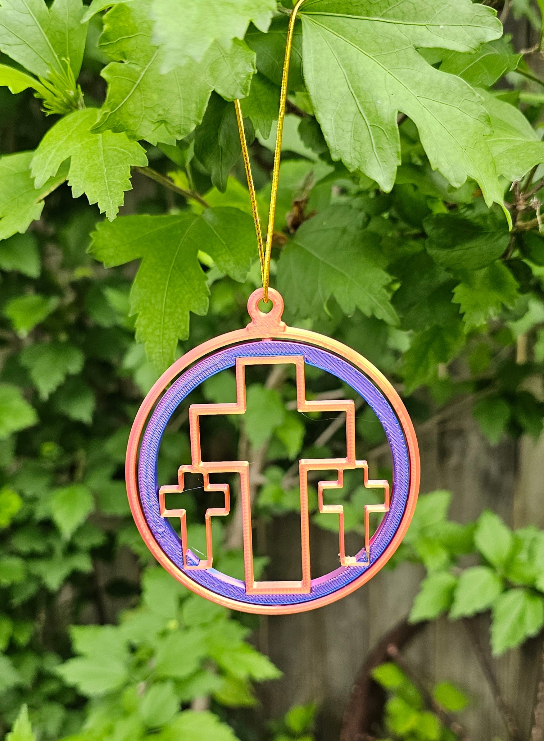 Triple Cross Ornament Medium by Baha Ranch Western Wear
