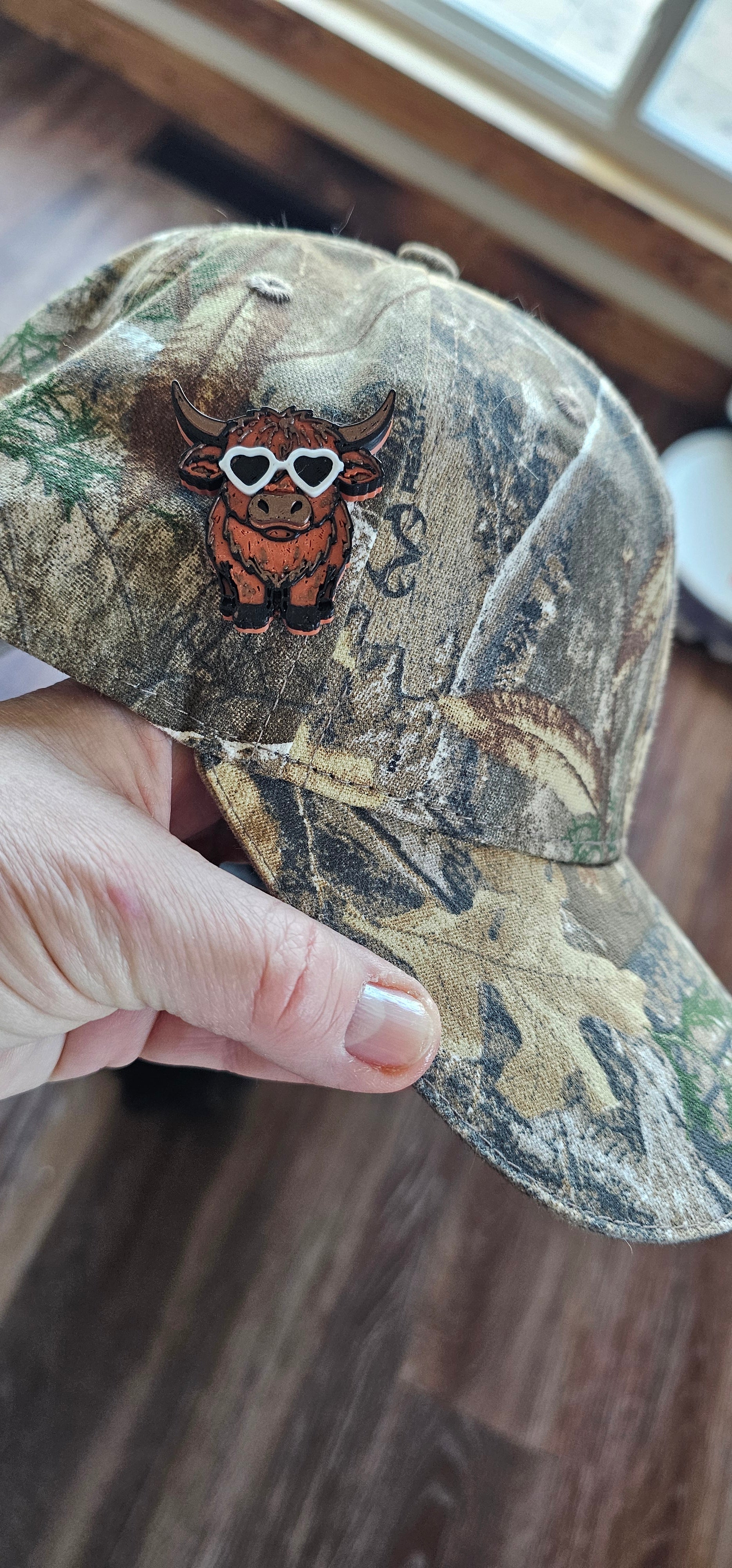 Bag of 25 -Boutique 3d Printed Package Inserts Cool Highland Brown Cow Made in America by Baha Ranch Western Wear -...