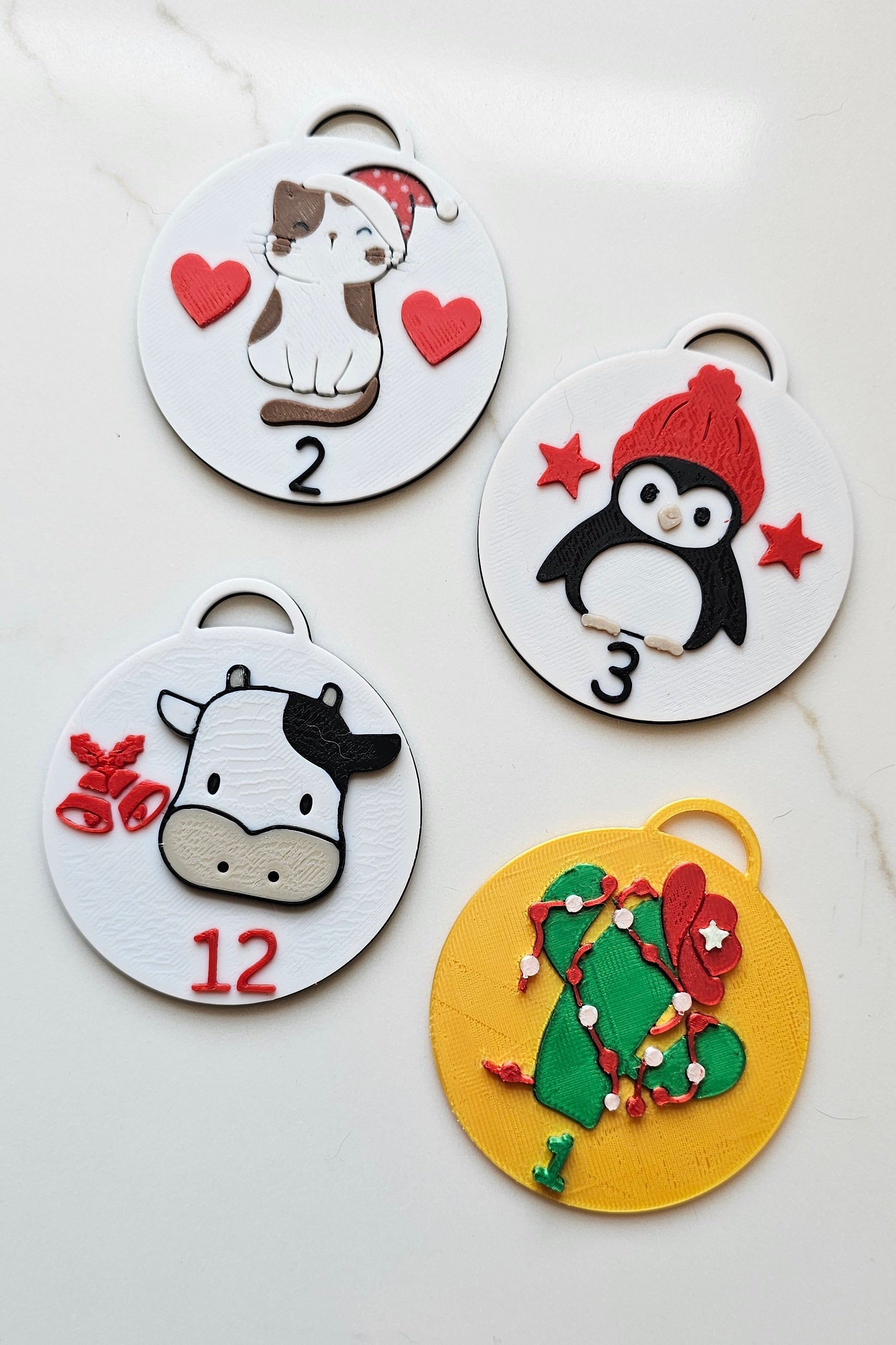3D Printed Christmas Advent Calendar Ornament by Baha Ranch Western Wear - product image 3