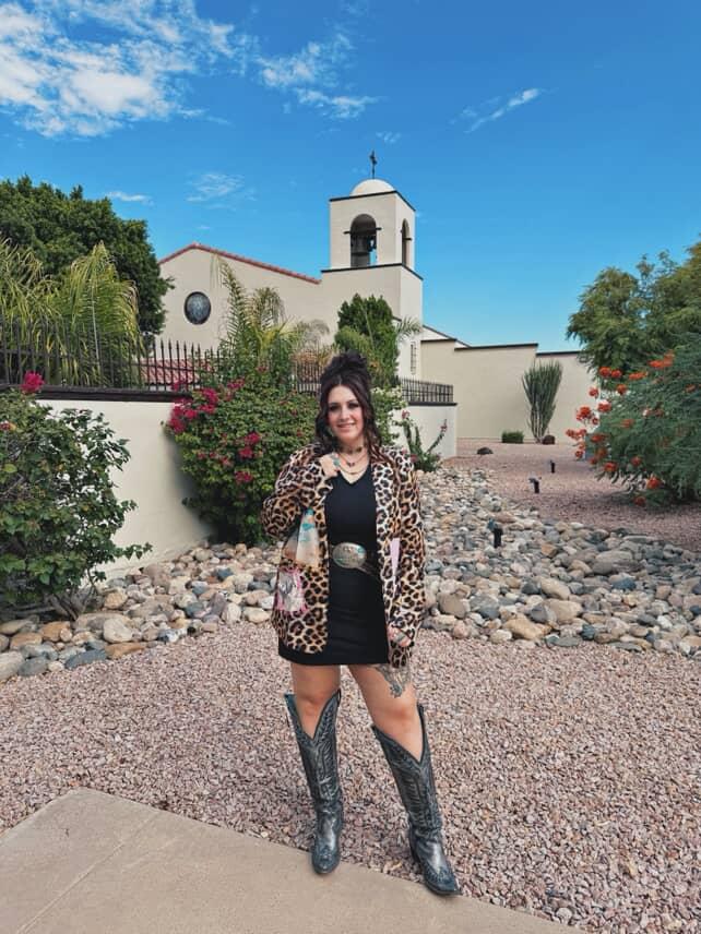 Baha Ranch Retro Pop Western Wild West Leopard Blazer by Baha Ranch Western Wear - product image 8