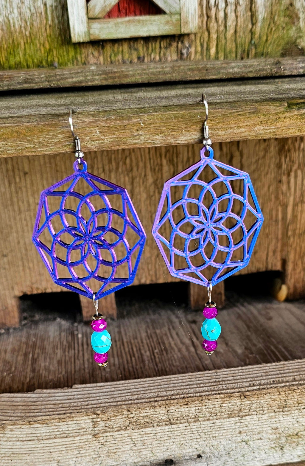 3D Print Boho Earrings Made in America by Baha Ranch Western Wear - product image 2