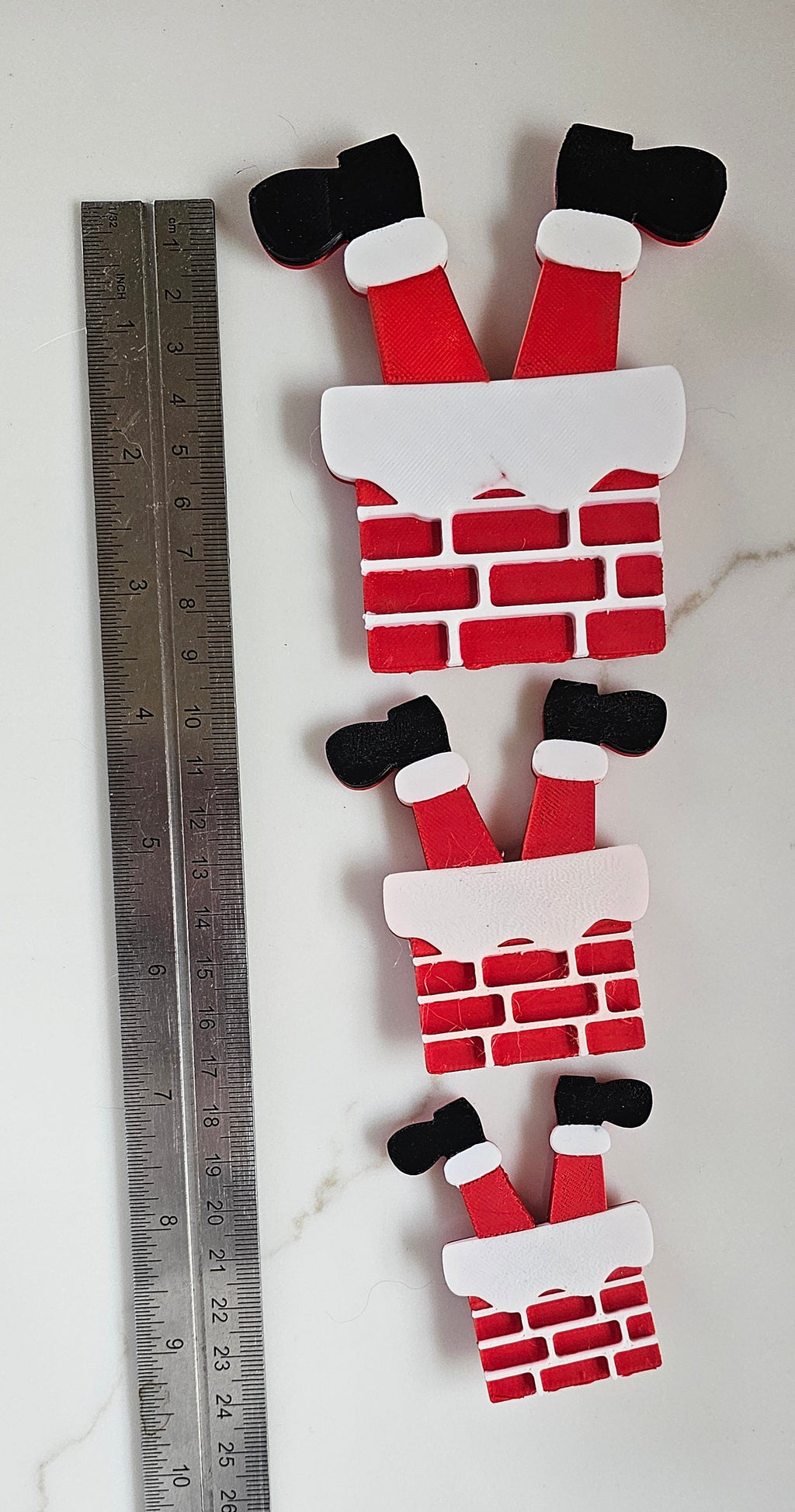 set of 2 Santa Elf I Know Him Hat Magnets Christmas Made in America Choice of Sizes by Baha Ranch Western Wear - product...