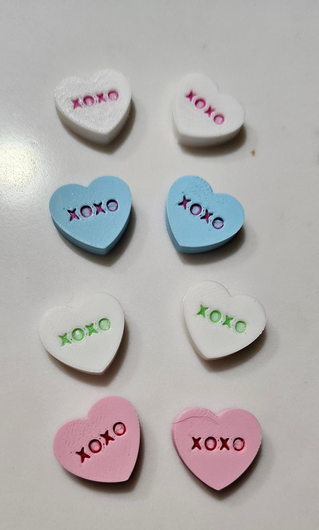 3d Printed Candy Conversation Heart Pins or Earrings Made in America by Baha Ranch Western Wear - product image 13