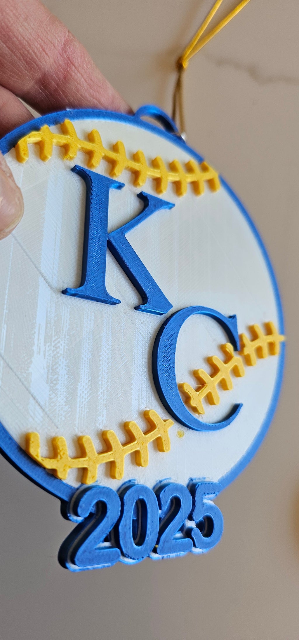 3D Print Royals Kc Baseball Kansas City Ornament by Baha Ranch Western Wear - product image 3