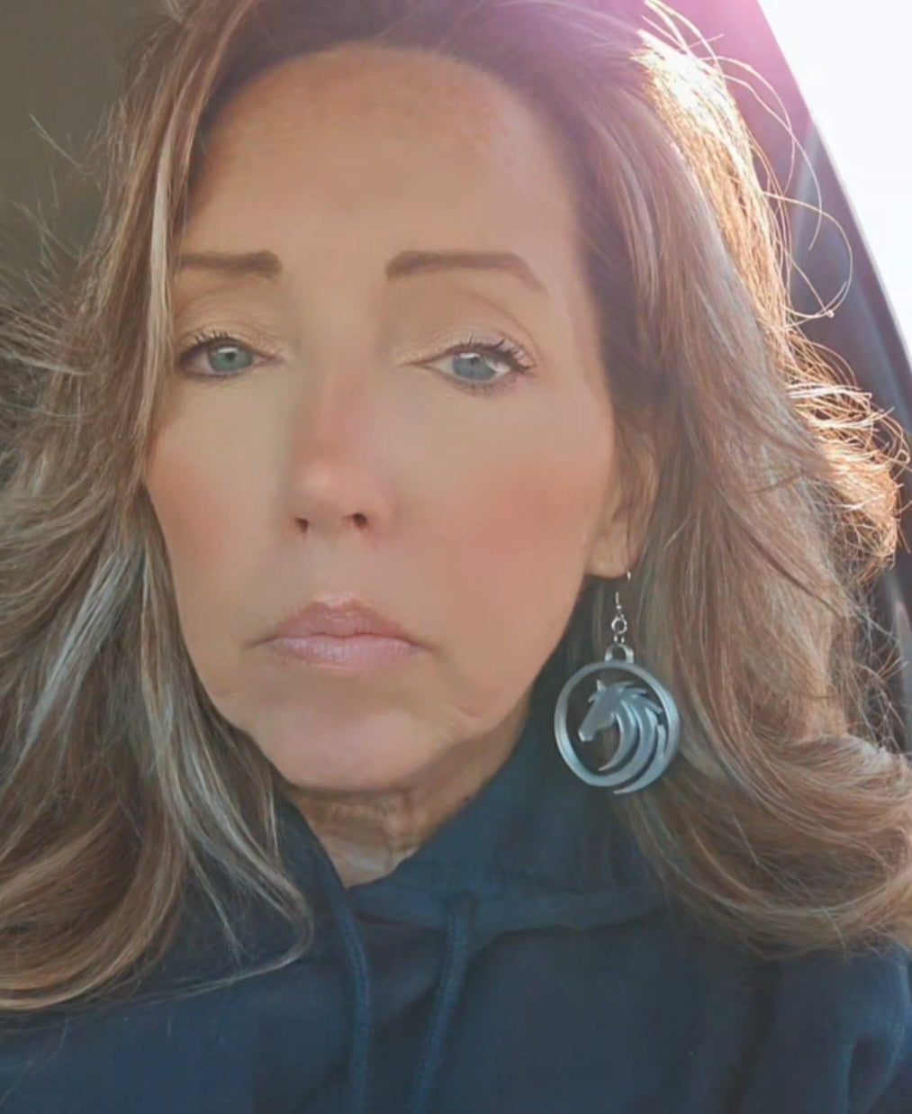 Baha Ranch 3D Print Silver Silk western Earrings Choice of styles Made in America by Baha Ranch Western Wear - product...