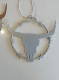 3D Print Longhorn Texas Ranch Western Barbwire Christmas Ornaments Made in America by Baha Ranch Western Wear - product...