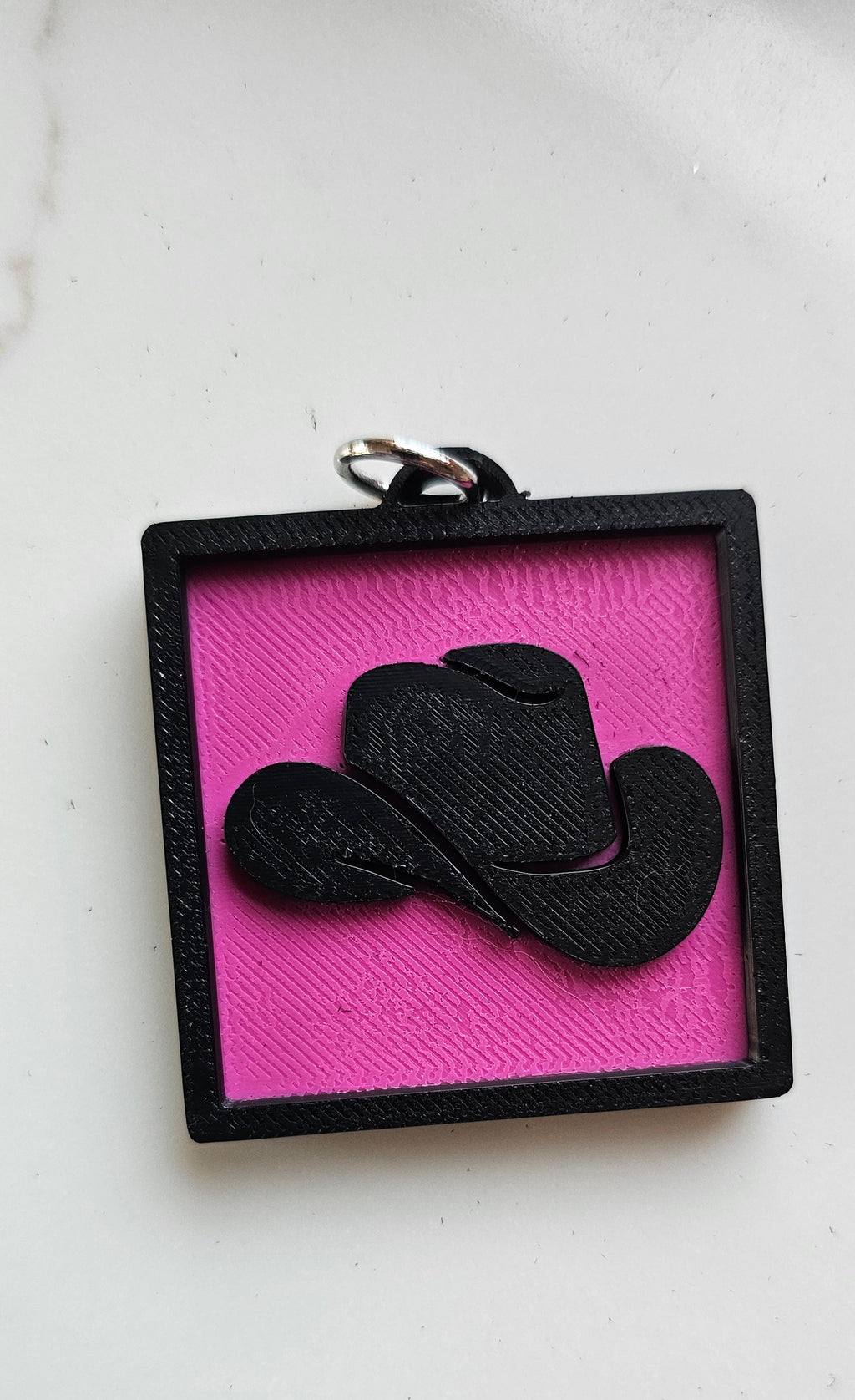 3D Print Picture Necklace on Deerskin Leather Western Cowboy Horse Hat Boot Made in America by Baha Ranch Western Wear -...