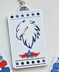 Patriotic Keychain - choice of styles - 3D Print USA - Made in America by Baha Ranch Western Wear - product image 5