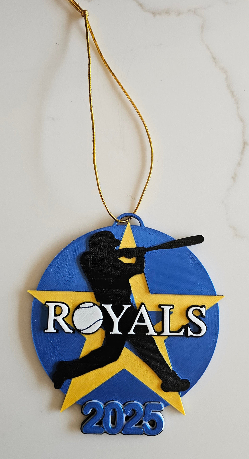 3D Print Royals Kc Baseball Kansas City Ornament by Baha Ranch Western Wear
