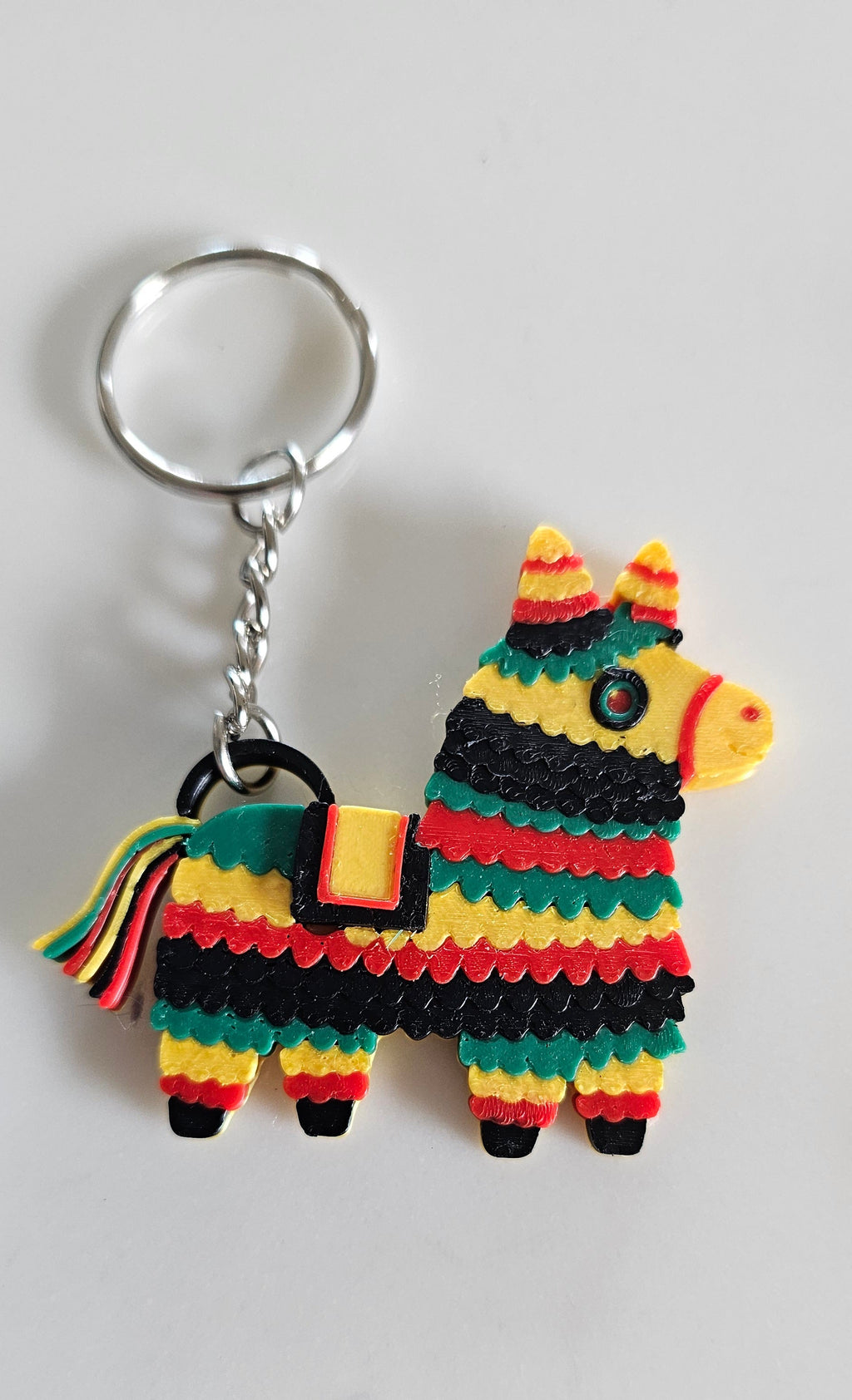 3D Print Mexico Theme Pinata Llama Donkey Party Fiesta Keychain by Baha Ranch Western Wear - product image 4