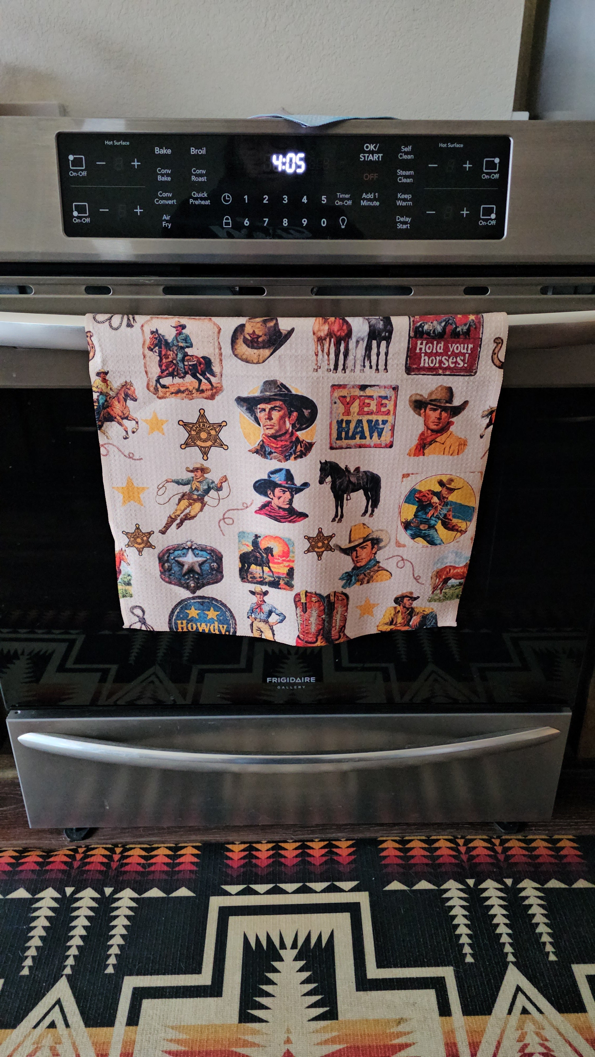 Baha Ranch Vintage Cowboy Set of 4 Kitchen Dish Towels Made in America by Baha Ranch Western Wear - product image 7