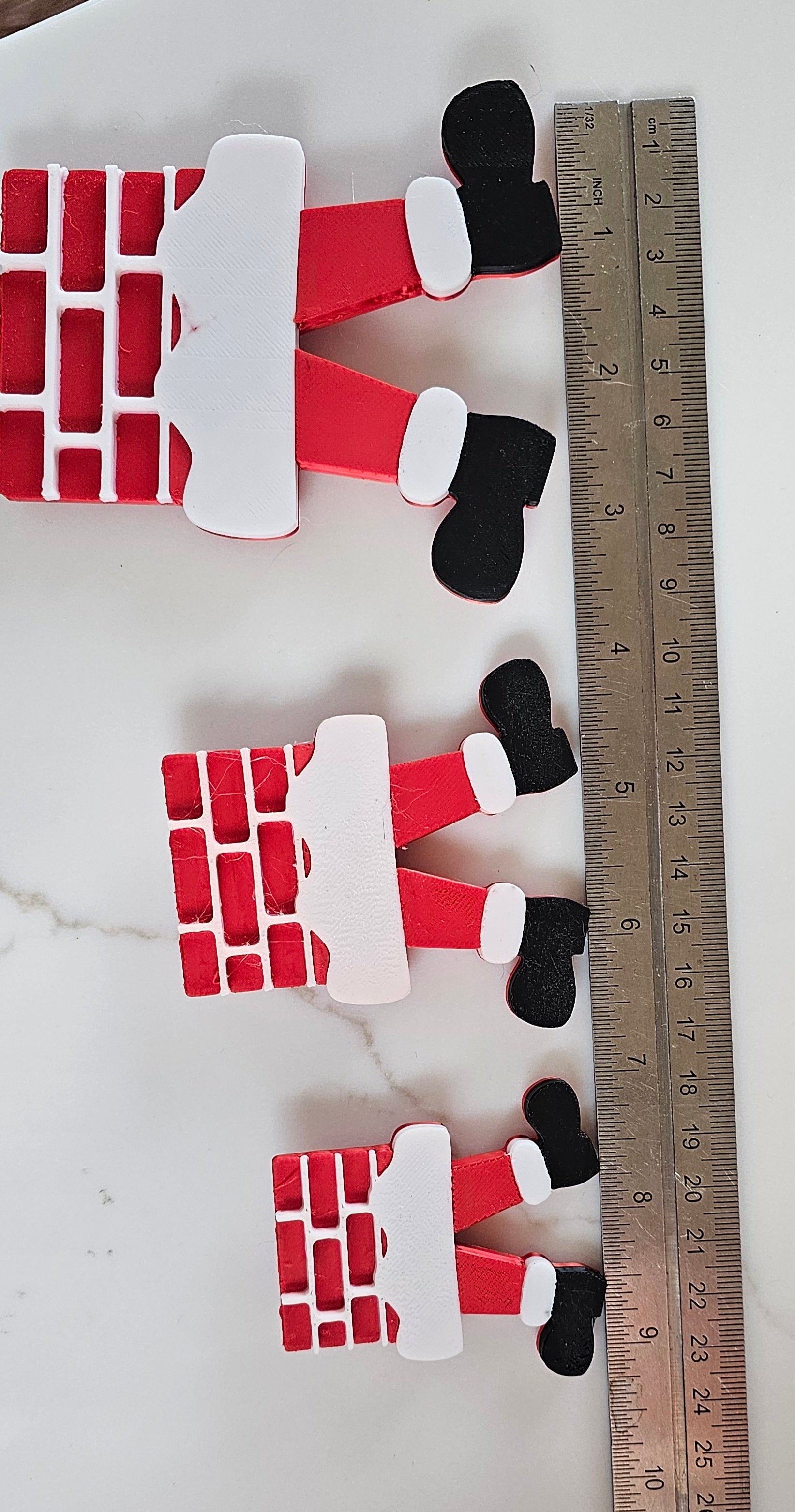 set of 2 Santa Elf I Know Him Hat Magnets Christmas Made in America Choice of Sizes by Baha Ranch Western Wear - product...