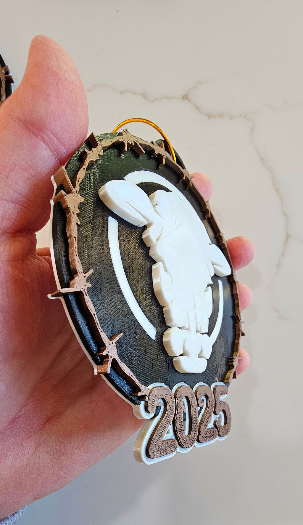 3D Print Western Barbwire Christmas Ornaments Made in America by Baha Ranch Western Wear - product image 8